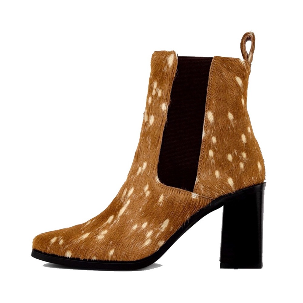 Jeffrey Campbell Ricardo Calf Hair Bootie Boot